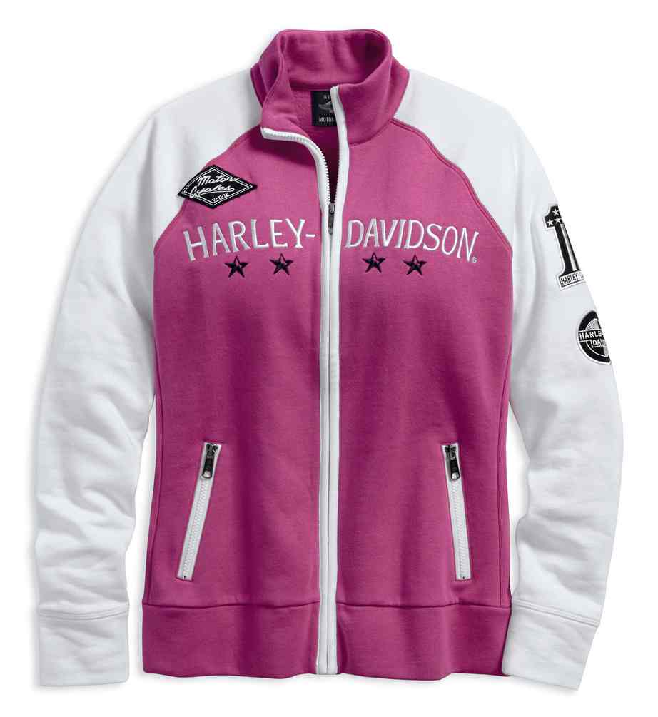 Harley-Davidson Women's Colorblock Activewear Zippered Jacket 96142-18VW - Wisconsin Harley-Davidson