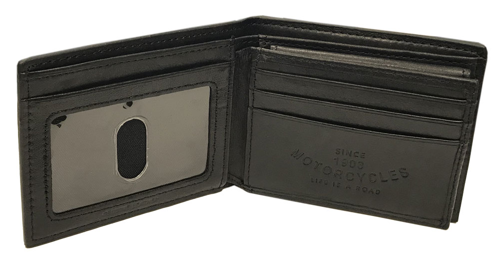 Harley-Davidson® Men's Classic Bi-Fold RFID Wallet w/ Coin