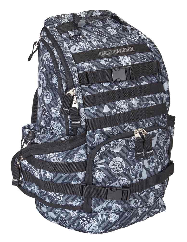 harley davidson tattoo backpack