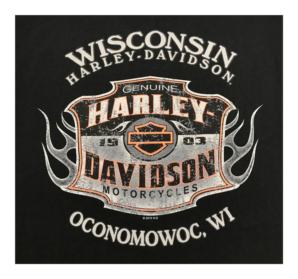 Harley-Davidson Free Shipping - Harley-Davidson Men's Speedometer Long Sleeve Chest Pocket Shirt, Black R001451 - Free Shipping on many products plus Orders Over $99