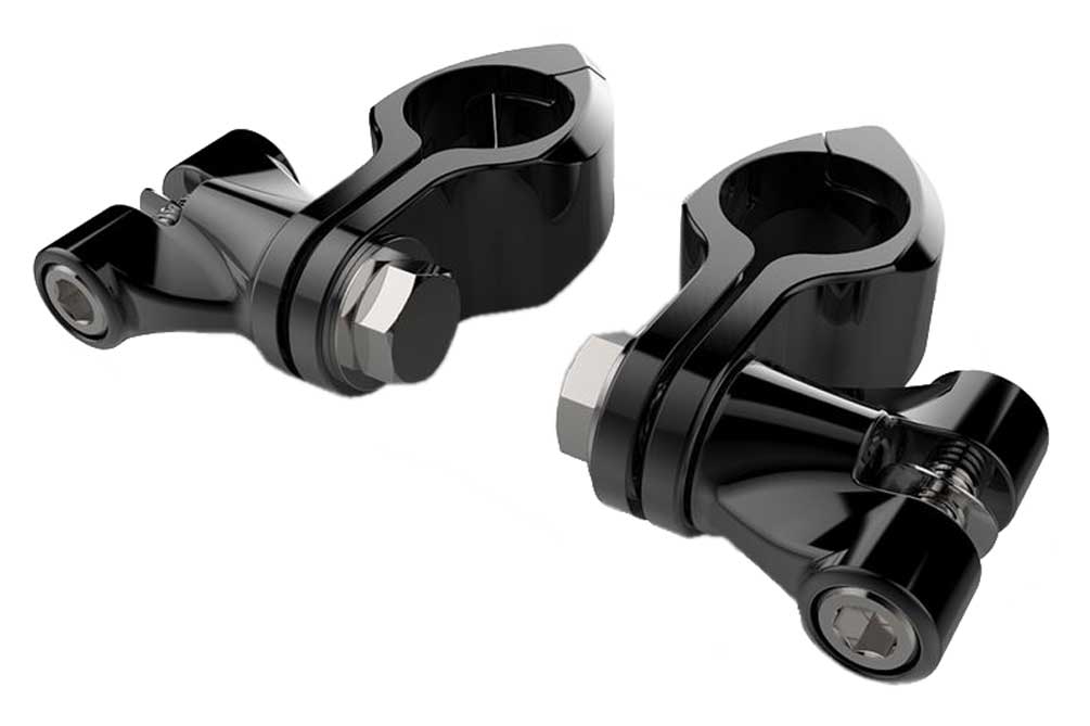 Harley-Davidson Free Shipping - Ciro Adjustable Highway Peg Mount w/Clevis 1.25 in. Engine Guard Chrome or Black - Free Shipping on many products plus Orders Over $99