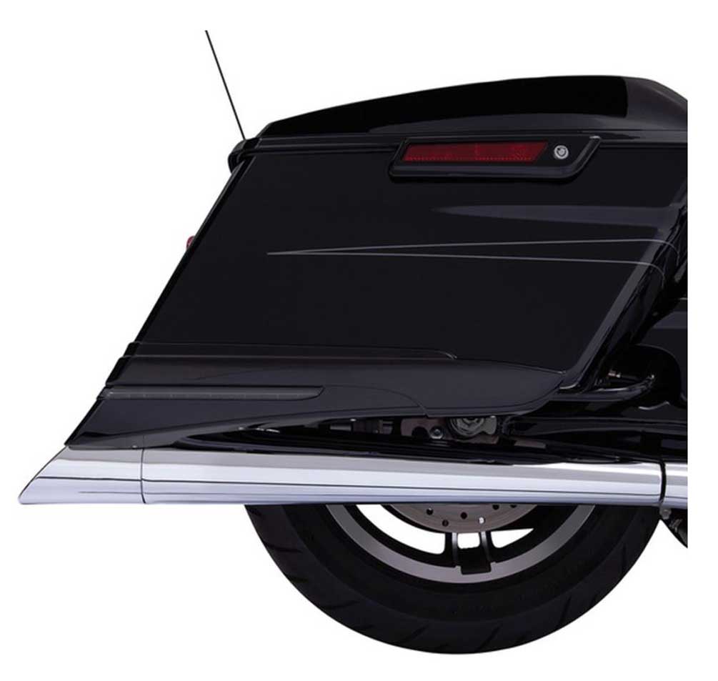 Ciro Slanted Tips - Fits All 4 in. Straight or Megaphone Mufflers, Chrome 31100 - No Hassle Returns at Wisconsin Harley