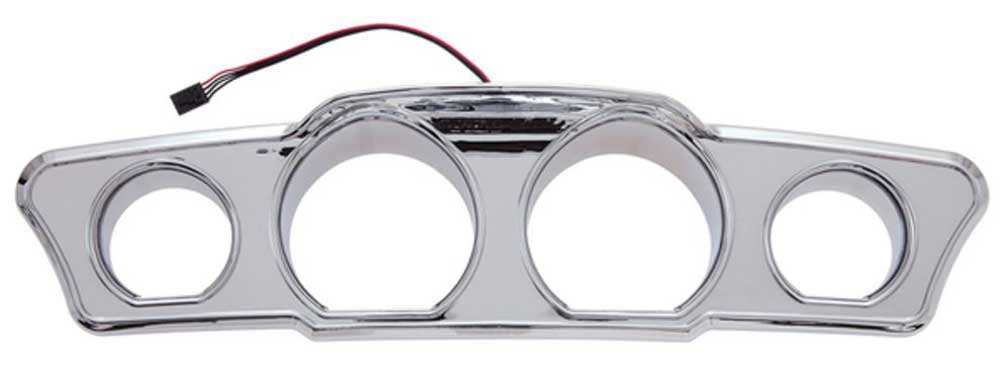 Ciro Multi-Color LED Dash Accents, Fits 14-up Harley Touring Models Chrome 42200 - Wisconsin Harley-Davidson