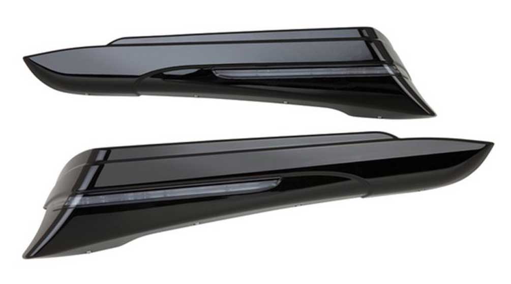 Harley-Davidson Free Shipping - Ciro Saddlebag Extensions (Pair) 14-up Harley Road, Electra Glides Chrome or Blk - Free Shipping on many products plus Orders Over $99