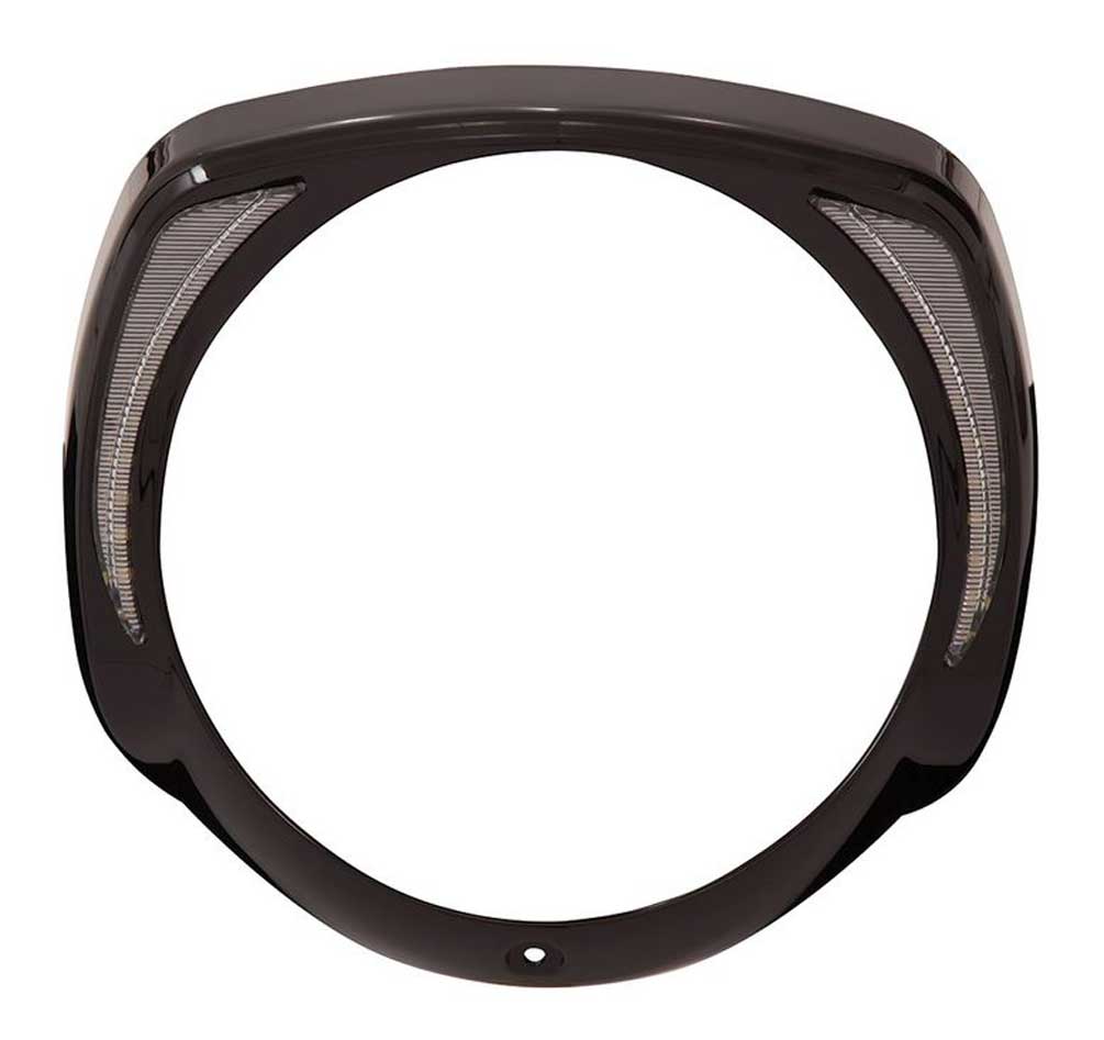 Harley-Davidson Free Shipping - Ciro Fang LED Headlight Bezels Fits Harley '14-up Touring Models Chrome or Black - Free Shipping on many products plus Orders Over $99
