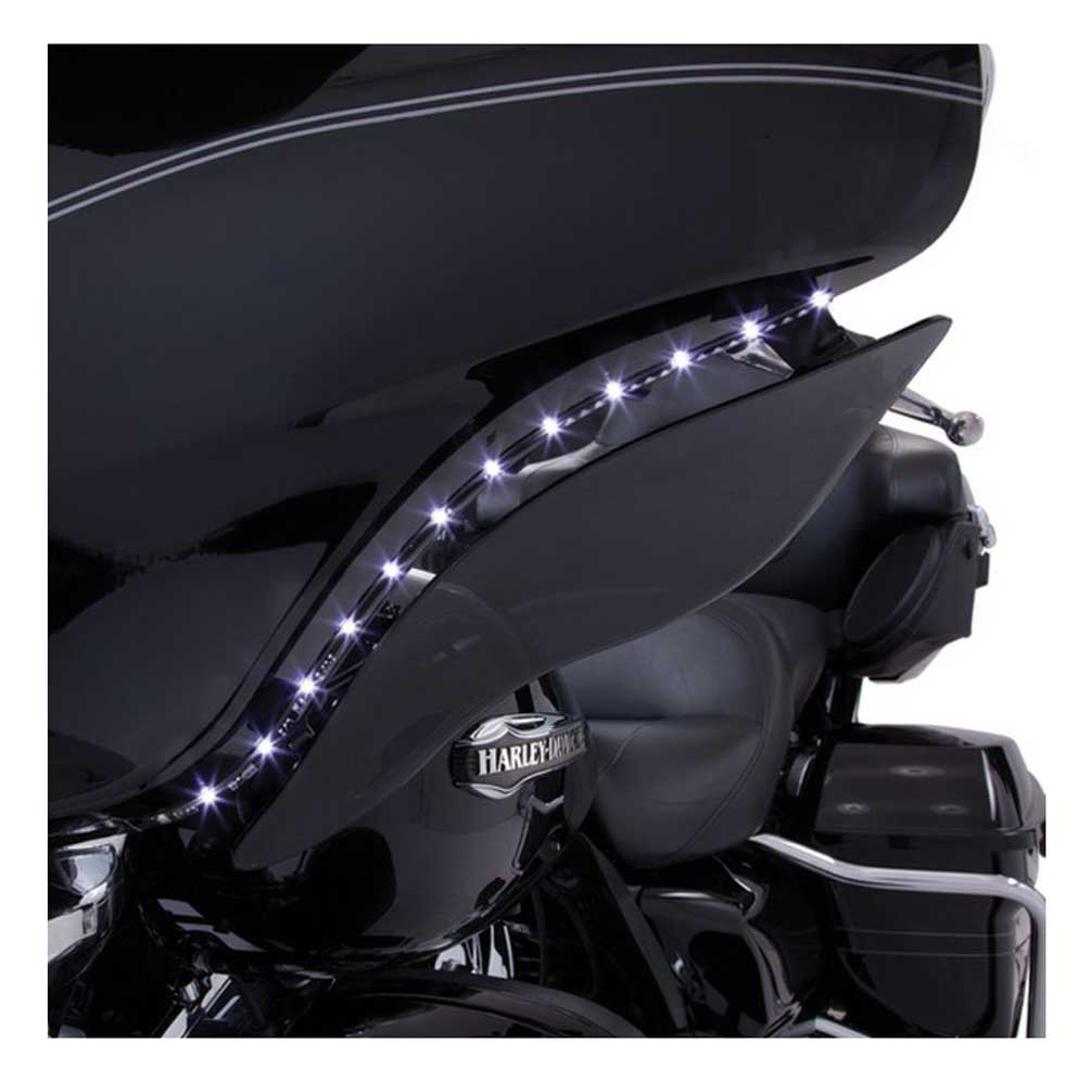 Ciro '96-'05 H-D Touring LED Bat Blades - Black, Easy Installation 45100 - Wisconsin Harley-Davidson Ciro '96-'05 H-D Touring LED Bat Blades - Black, Easy Installation 45100 - Wisconsin Harley-Davidson