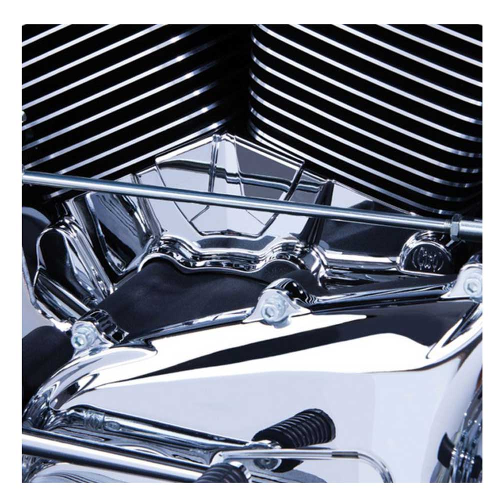 Harley-Davidson Free Shipping - Ciro Cylinder Base Cover, Fits Harley Touring & Dyna Models, Chrome Finish 70100 - Free Shipping on many products plus Orders Over $99