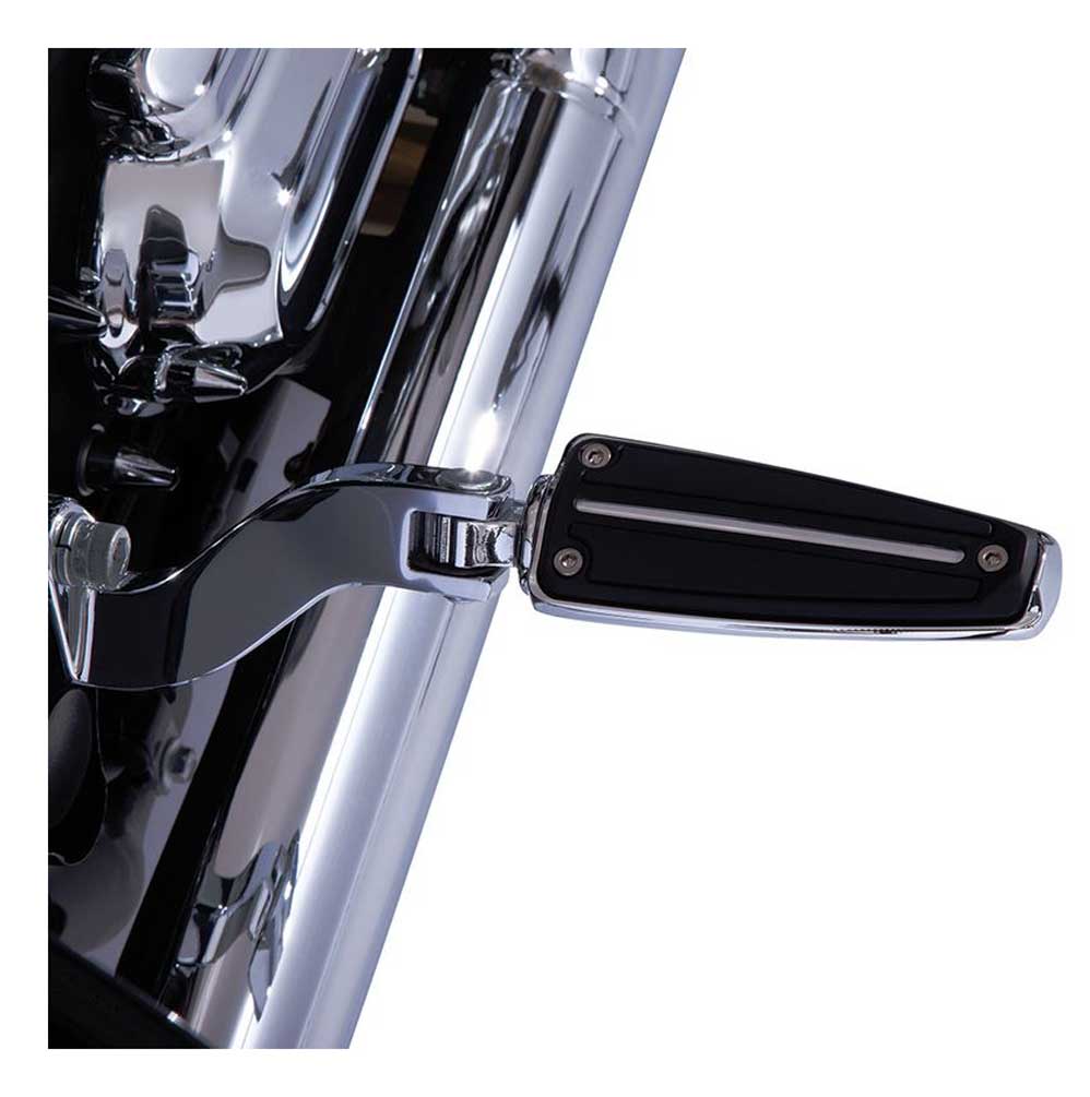 Harley-Davidson Free Shipping - Ciro Rail Footpegs Without Mount - Sold in Pairs, Chrome Finish 61001 - Free Shipping on many products plus Orders Over $99