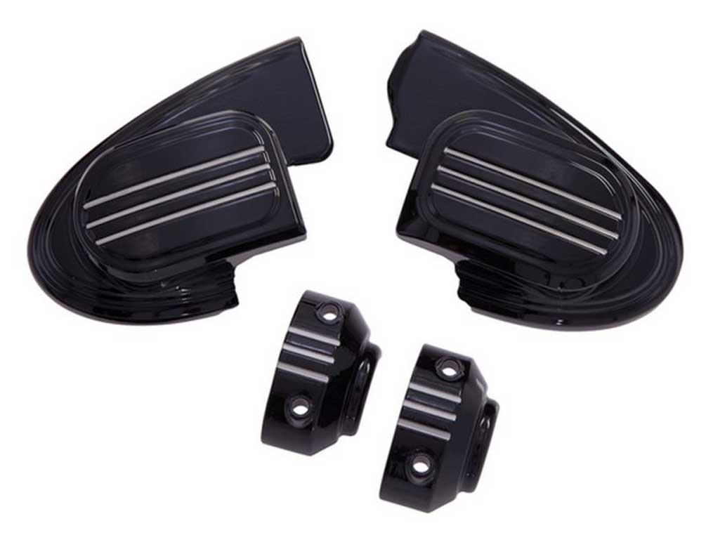 Harley-Davidson Free Shipping - Ciro Master Cylinder Cover without Mirror, Fits Harley Touring, Chrome or Black - Free Shipping on many products plus Orders Over $99