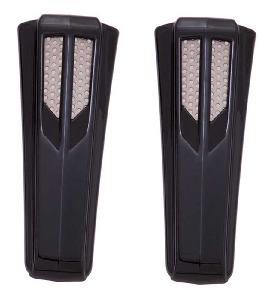 Harley-Davidson Free Shipping - Ciro Upper Fork Tin Accents, All H-D FL Models, Sold in Pairs - Chrome or Black - Free Shipping on many products plus Orders Over $99