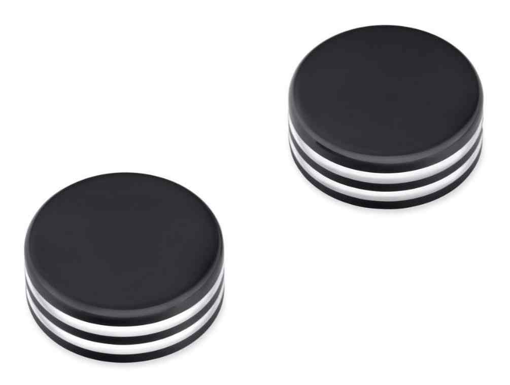 Harley-Davidson Upper Fork Nut Covers - Machine Cut, Multi-Fit Items 45500516 - Wisconsin Harley-Davidson