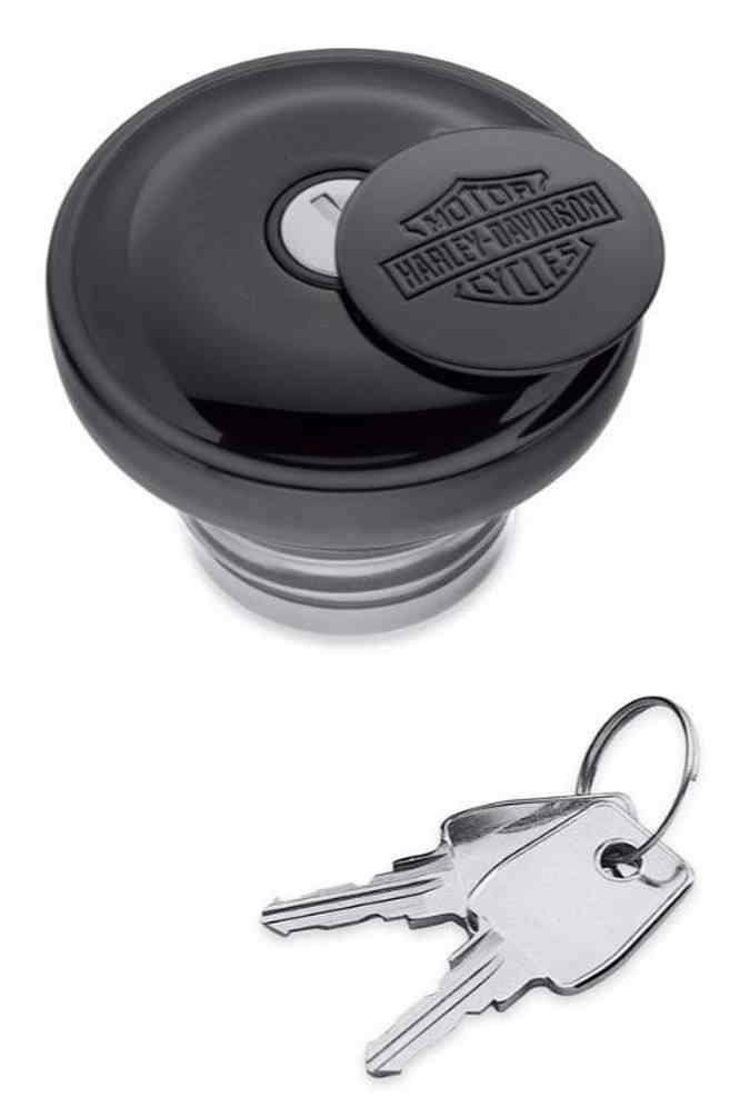 Harley-Davidson® Bar & Shield Logo Self-Locking Fuel Cap - Gloss