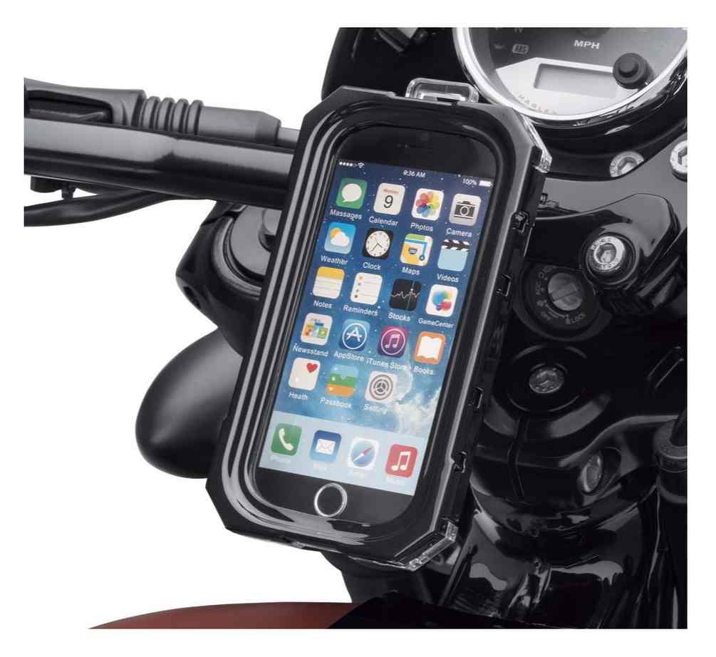Harley-Davidson Phone Carrier Mount, Fits 15-later XG Models - Black 76000758 - No Hassle Returns at Wisconsin Harley