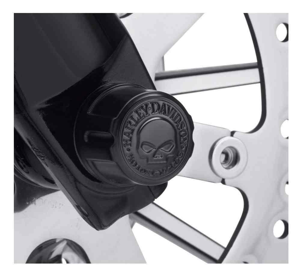 Harley-Davidson Free Shipping - Harley-Davidson Willie G Skull Front Axle Nut Covers, Multi-Fit Item 43000096 - Free Shipping on many products plus Orders Over $99