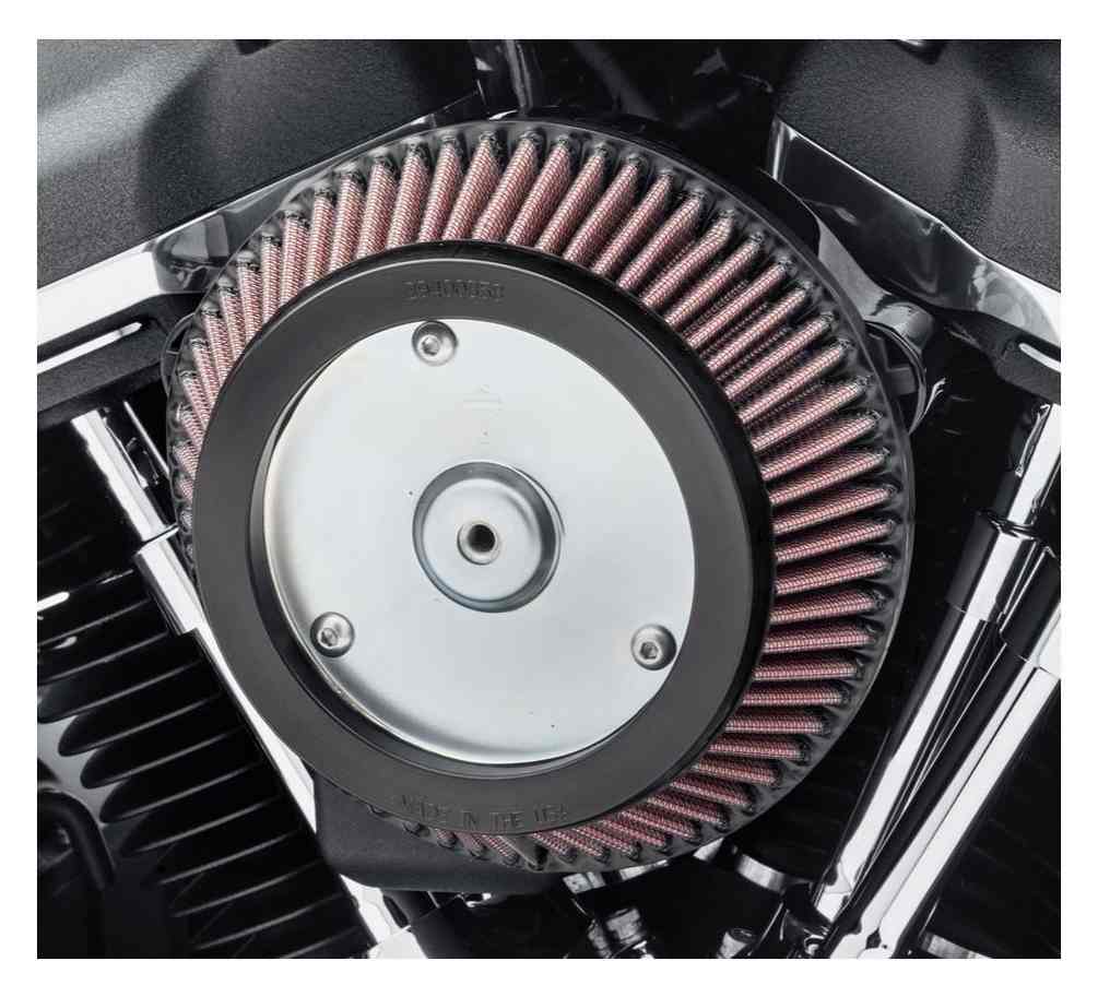 Harley-Davidson Screamin' Eagle High-Flow Air Cleaner - Round, Center 29400355 - No Hassle Returns at Wisconsin Harley