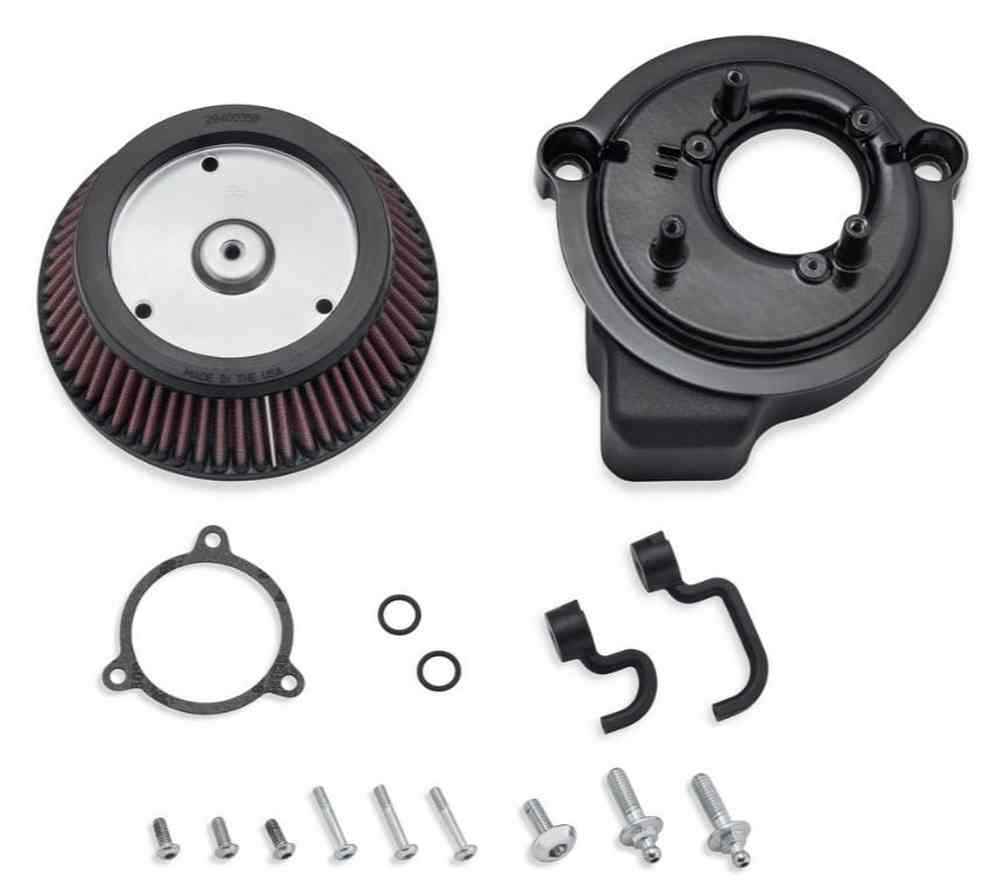Harley-Davidson Screamin' Eagle High-Flow Air Cleaner - Round, Center 29400355 - Wisconsin Harley-Davidson