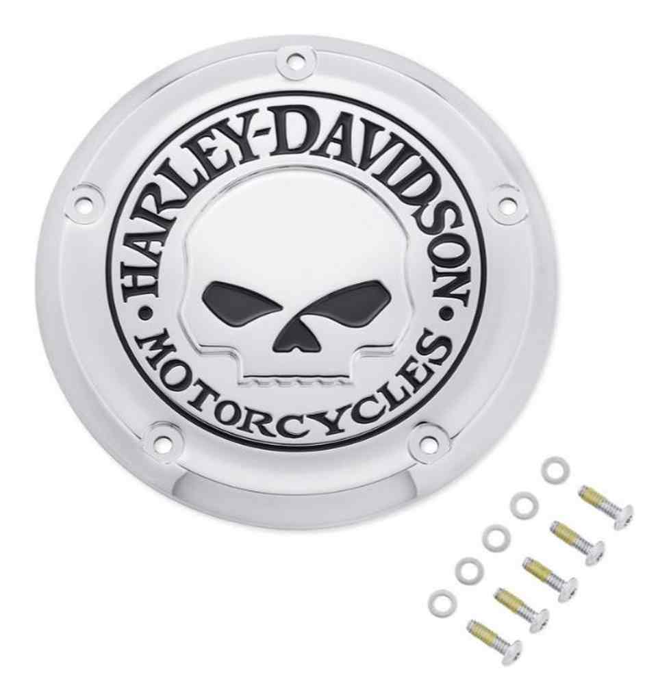 Harley-Davidson Willie G Skull Derby Cover, Fits 18-later FLBS Models 25700958 - Wisconsin Harley-Davidson