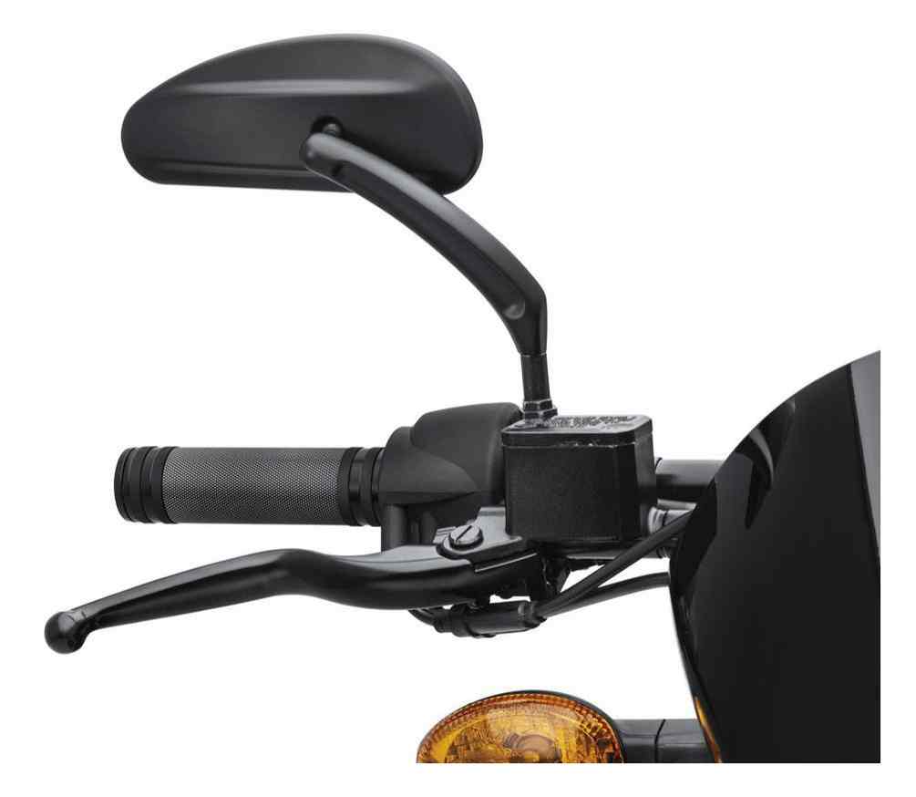 Harley-Davidson Profile Custom Mirrors - Stain Black, Fits XG Models 56000135 - No Hassle Returns at Wisconsin Harley