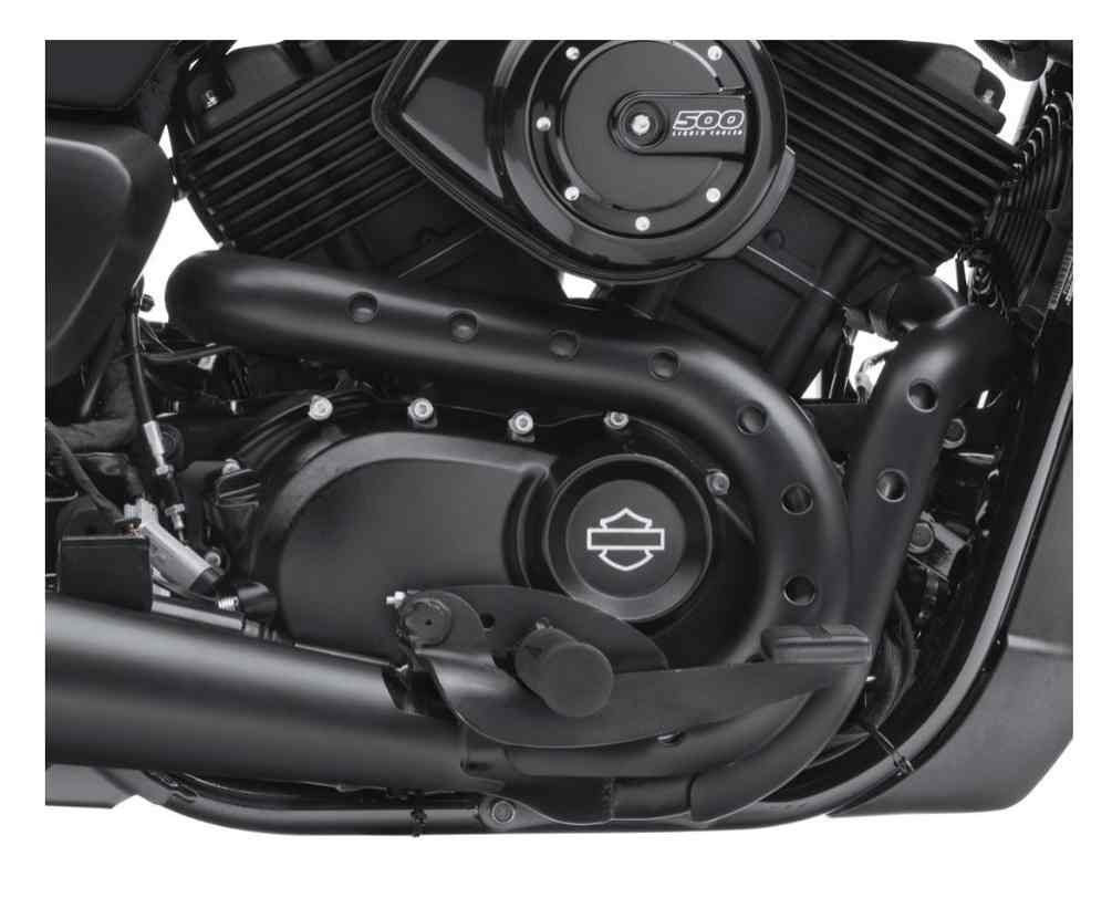 SATIN BLACK EXHAUST SHIELD KIT 65400460 / Exhaust Systems / Screamin´ eagle  / Parts & Accessories / - House-of-Flames Harley-Davidson