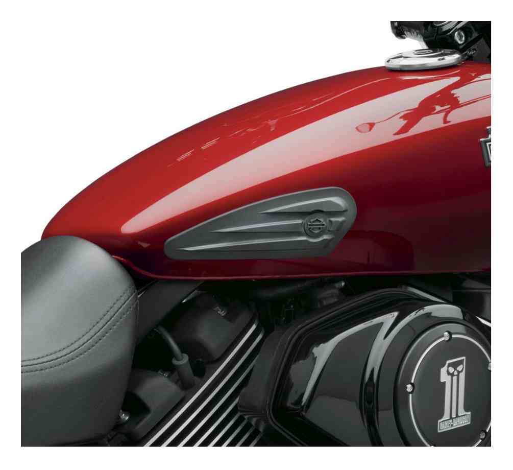 Harley-Davidson Tank Knee Pad Kit-Fit Street, Sportster, Dyna & Softail 57300065 - Wisconsin Harley-Davidson
