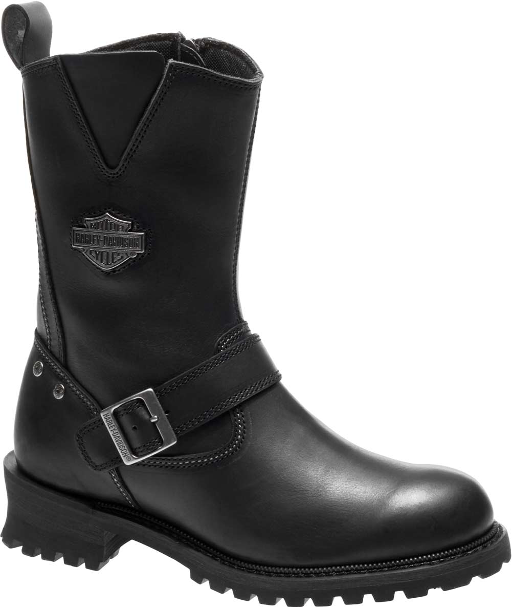 Harley-Davidson® Men's Bladen 9-Inch Black Leather Motorcycle
