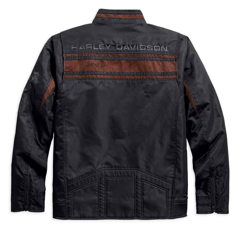 Harley-Davidson Free Shipping - Harley-Davidson Men's Lightweight Mesh Accent Nylon Jacket, Black 97454-18VM - Free Shipping on many products plus Orders Over $99