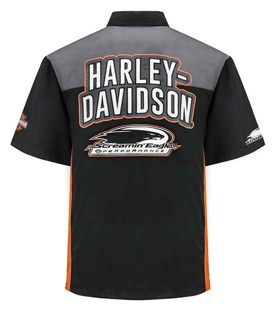 Harley Davidson® Mens Screamin Eagle Colorblocked Momentum Crew Shirt Harlmw0060 Wisconsin 