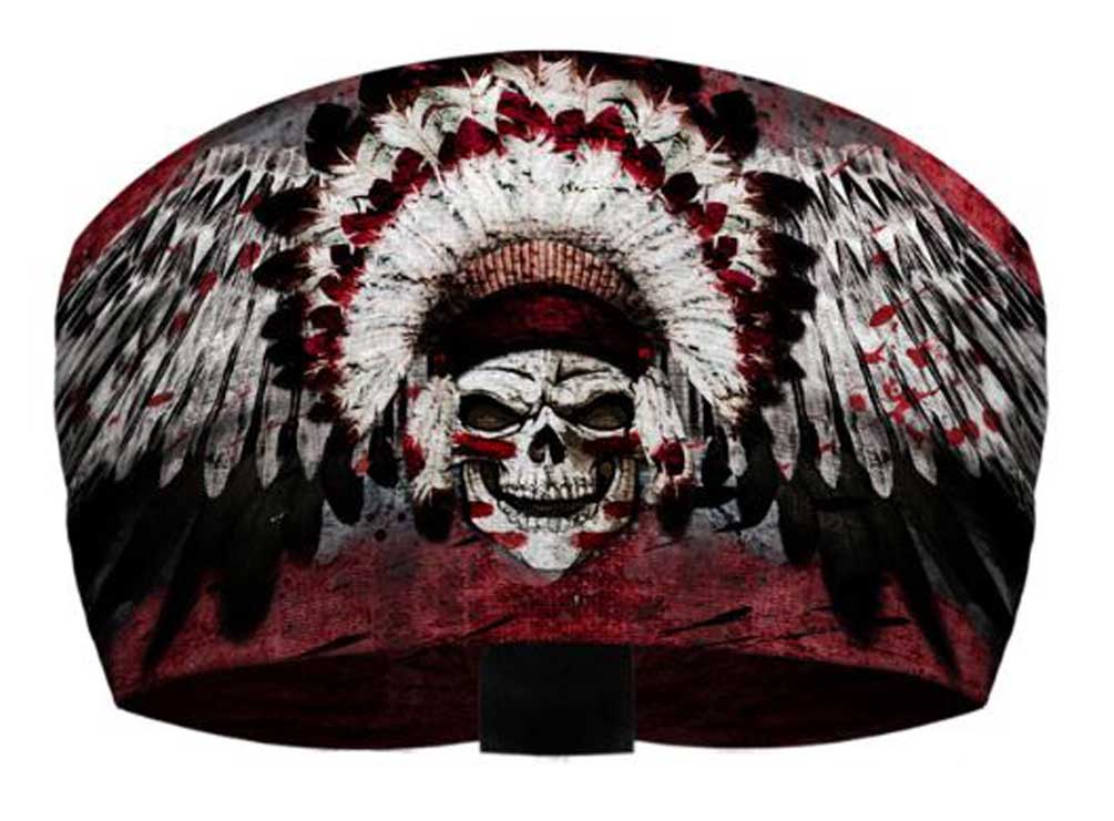 That's A Wrap Men's Winged Chief Skull Performance Knotty Band Headwrap KB1322 - Wisconsin Harley-Davidson