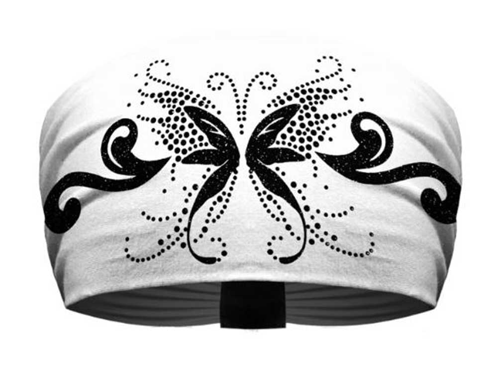 That's A Wrap Women's Rhinestone Accented Angelic Butterfly Knotty Band KB1125B - Wisconsin Harley-Davidson