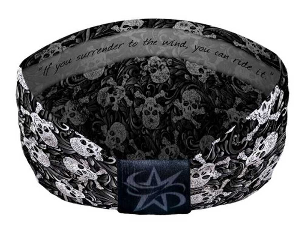 Harley-Davidson Free Shipping - That's A Wrap Women's Swirly Skulls & Crossbones Knotty Band Headwrap, KB2815 - Free Shipping on many products plus Orders Over $99
