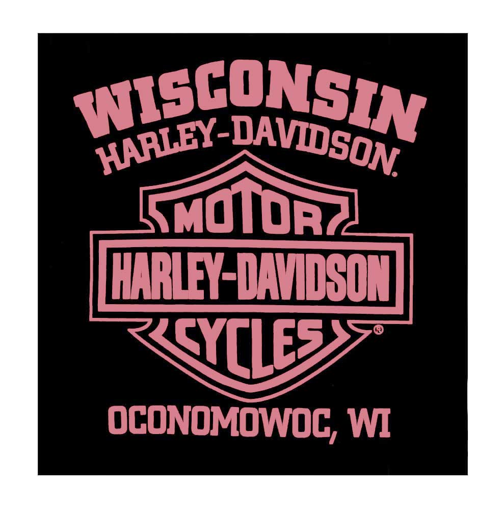 Harley-Davidson Free Shipping - Harley-Davidson Men's Pink Bar & Shield Short Sleeve T-Shirt, Black 5L33-D272 - Free Shipping on many products plus Orders Over $99