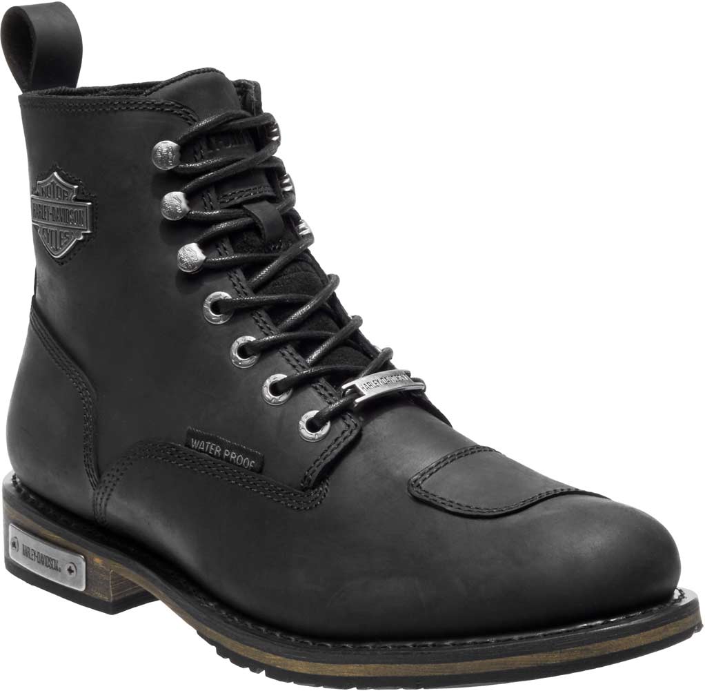 Harley-Davidson Men's Clancy Waterproof Black or Brown Motorcycle Boots D96159 - Wisconsin Harley-Davidson