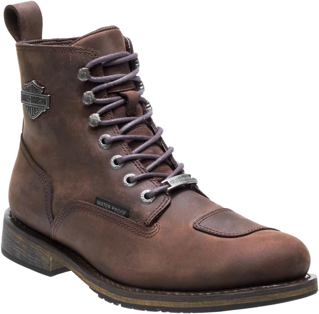 Harley-Davidson Men's Clancy Waterproof Motorcycle Boots D96160 (Brown, 7) - Wisconsin Harley-Davidson