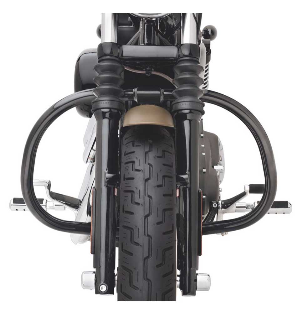 Harley-Davidson Engine Guard Kit - Black, Fits 04-later XL & XR Models 49215-07 - Wisconsin Harley-Davidson