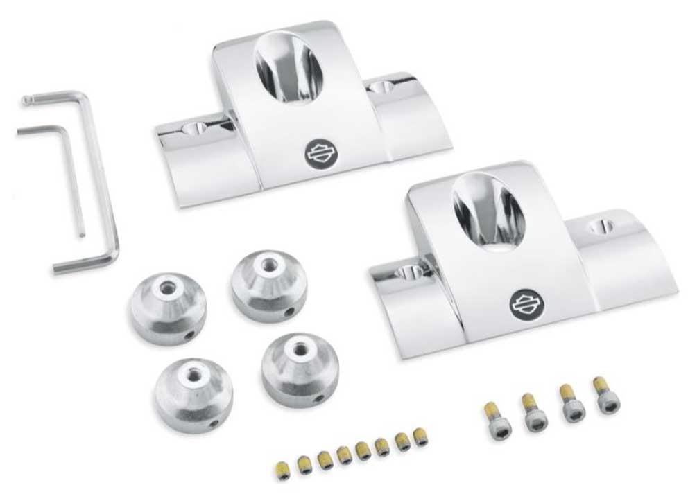 Harley-Davidson Headbolt Bridge Kit - Chrome, Fits XL & XR Models 44432-04 - Wisconsin Harley-Davidson