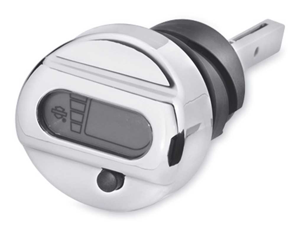 Harley-Davidson Oil Level & Temperature Dipstick-Chrome, XL & XR Models 62700009 - Wisconsin Harley-Davidson