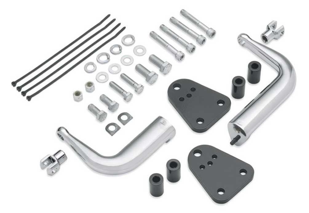 Harley-Davidson Adjustable Highway Peg Support Kit, Fits XL Models 49053-04A - No Hassle Returns at Wisconsin Harley