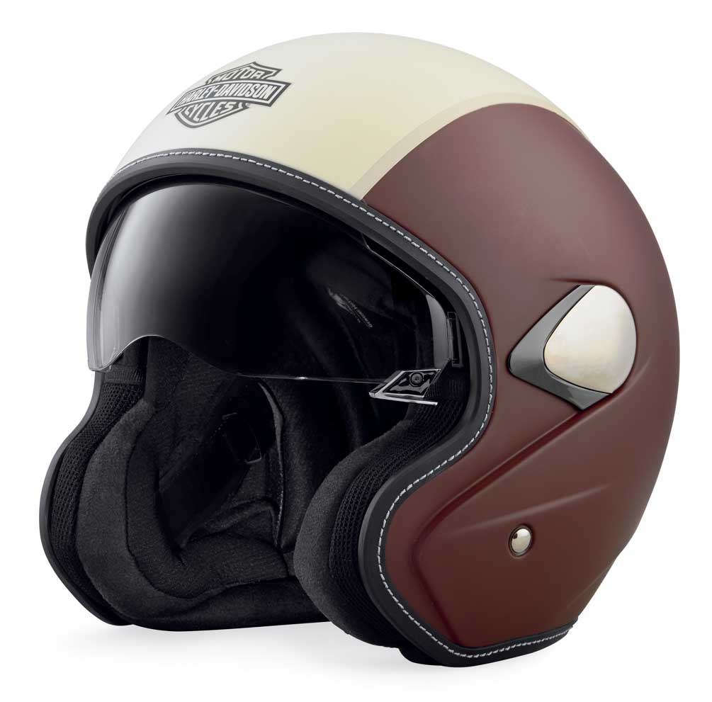 brown motorcycle helmets Retro Jet Goggles Beanie If your head measures in between sizes order the size smaller Harley-Davidson Men's Mason's Yard Sun
