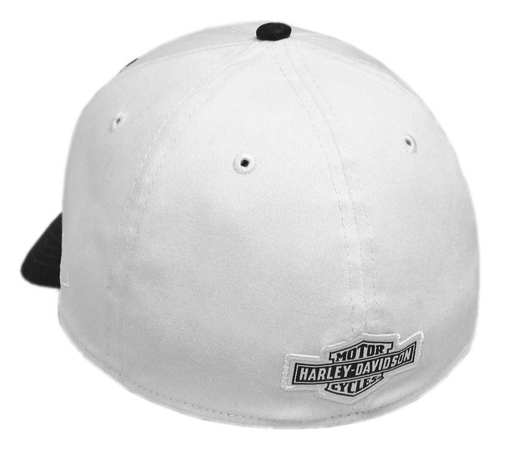 Harley-Davidson Free Shipping - Harley-Davidson Men's Embroidered Eagle 39THIRTY Baseball Cap, White 99427-18VM - Free Shipping on many products plus Orders Over $99
