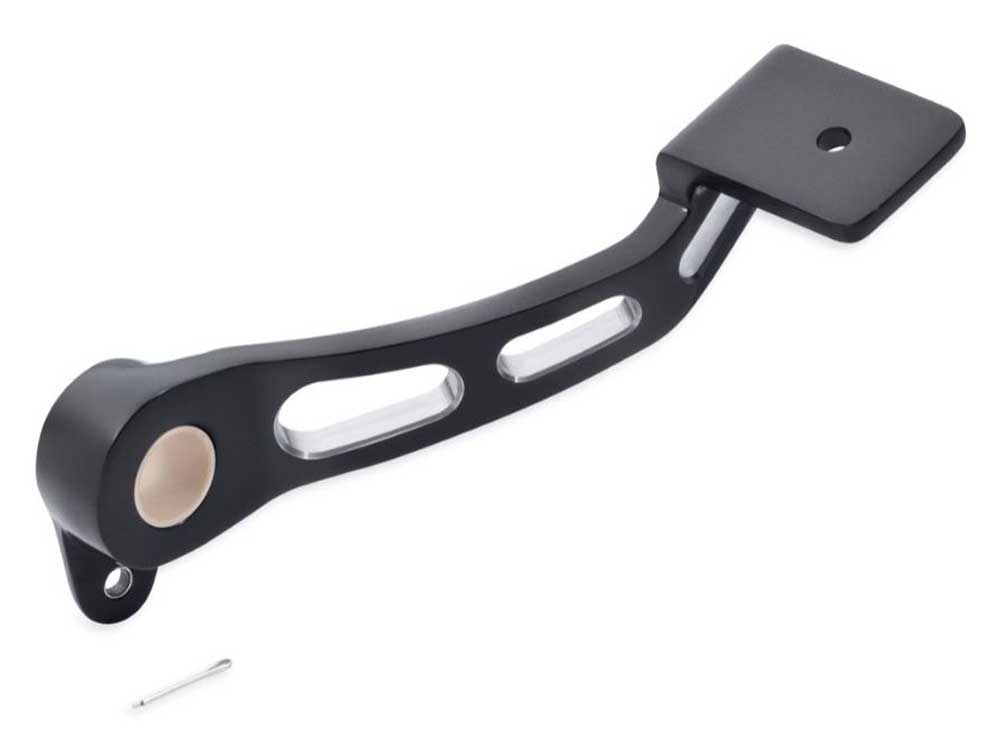 Harley-Davidson Billet Style Rear Brake Lever - Edge Cut, Dyna Models 41600003 - Wisconsin Harley-Davidson