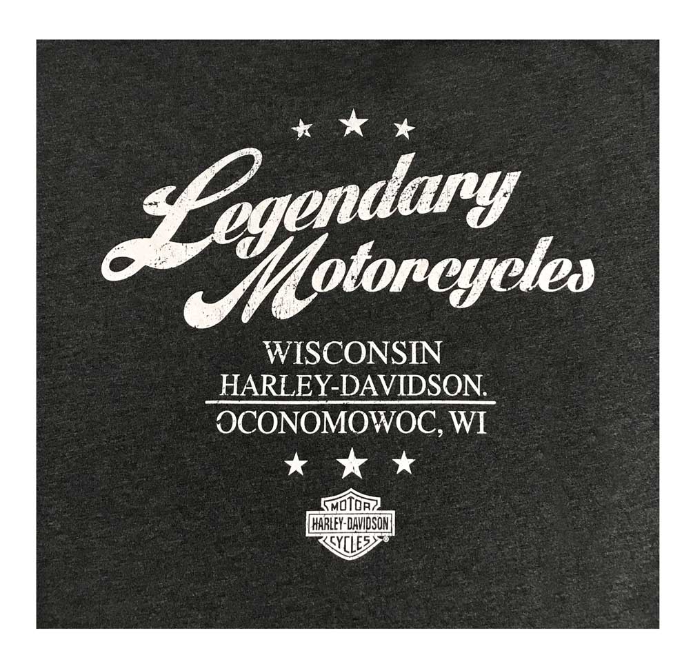 Harley-Davidson Free Shipping - Harley-Davidson Men's Wrenched Premium Short Sleeve Panel T-Shirt, Gray - Free Shipping on many products plus Orders Over $99