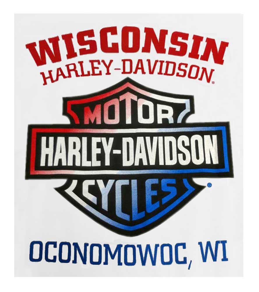 Harley-Davidson Free Shipping - Harley-Davidson Women's RWB Bar & Shield Logo Short Sleeve Tee - White - Free Shipping on many products plus Orders Over $99