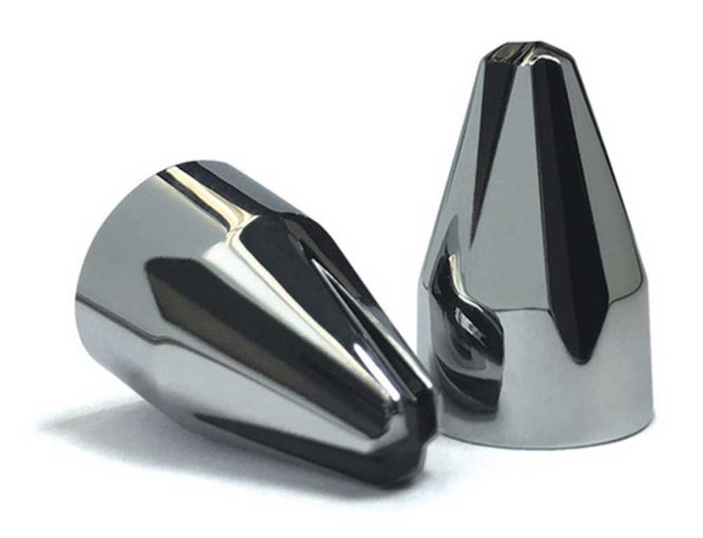 Ciro Fluted Spike Bolt Screw Cap Set (55pk) for Harley - 3 Finishes Available - Wisconsin Harley-Davidson