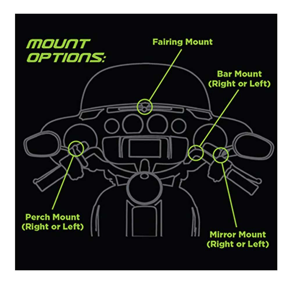 Harley-Davidson Free Shipping - Ciro Premium Smartphone/GPS Holder without Charger -Available in Multiple Mounts - Free Shipping on many products plus Orders Over $99