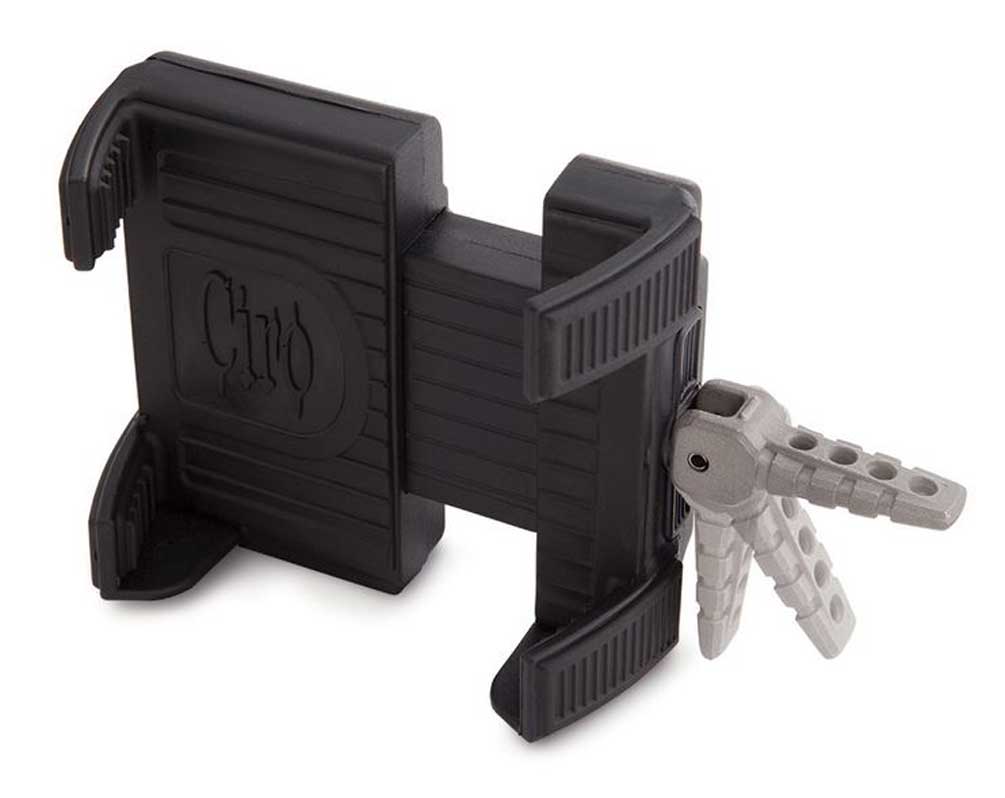 Ciro Premium Smartphone/GPS Holder w/out Charger- 7/8-1in. Black Bar Mount 50313 - Largest Selection of Harley-Davidson Products