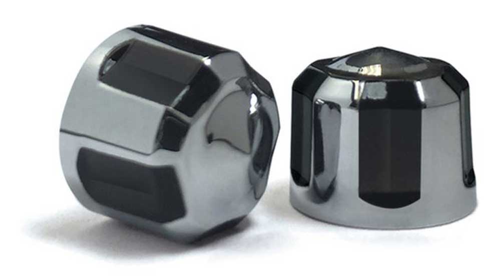 Ciro Diamond Cut Low Crown Bolt Caps Add On Kit - Multiple Sizes & Finishes - Wisconsin Harley-Davidson