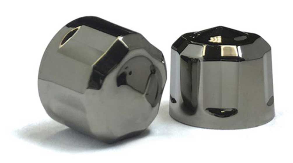 Ciro Diamond Cut Low Crown Bolt Caps Add On Kit - Multiple Sizes & Finishes - No Hassle Returns at Wisconsin Harley