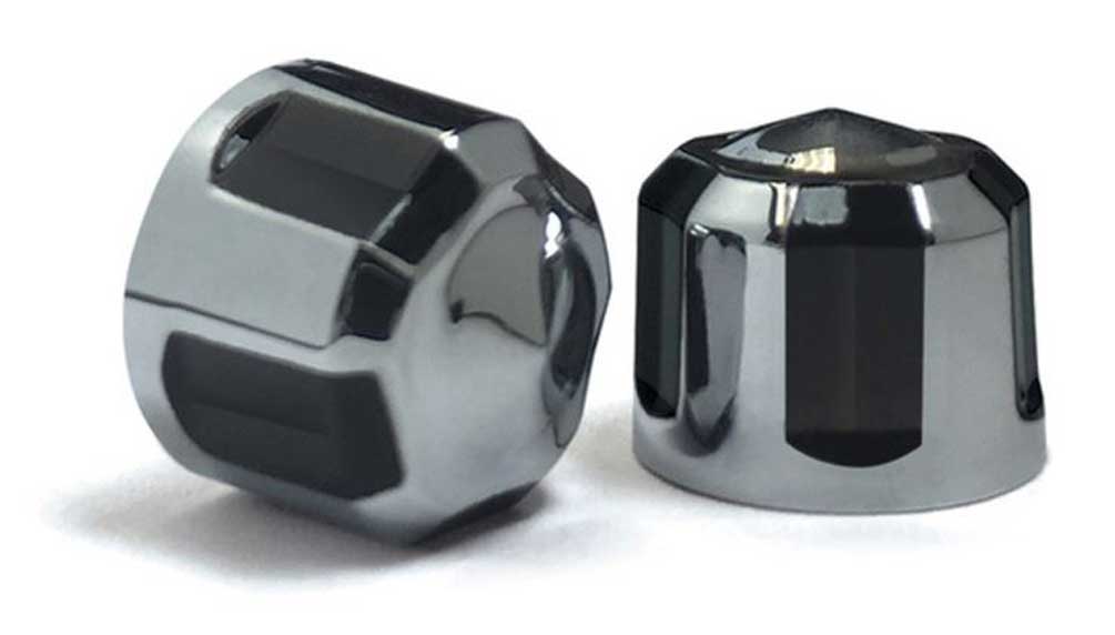 Ciro Diamond Cut Low Crown Bolt Screw Cap Set for Harley, 3 Finishes Available - Wisconsin Harley-Davidson