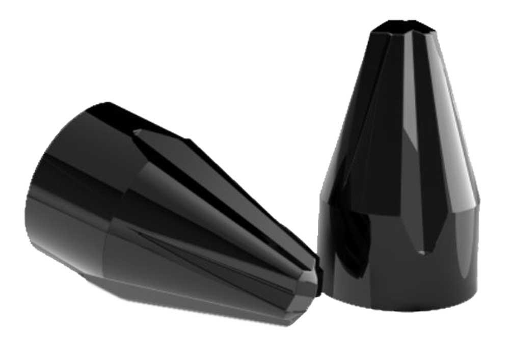 Harley-Davidson Free Shipping - Ciro Fluted Spike Bolt Caps Add on Kit - Multiple Sizes - Painted Black Finish - Free Shipping on many products plus Orders Over $99