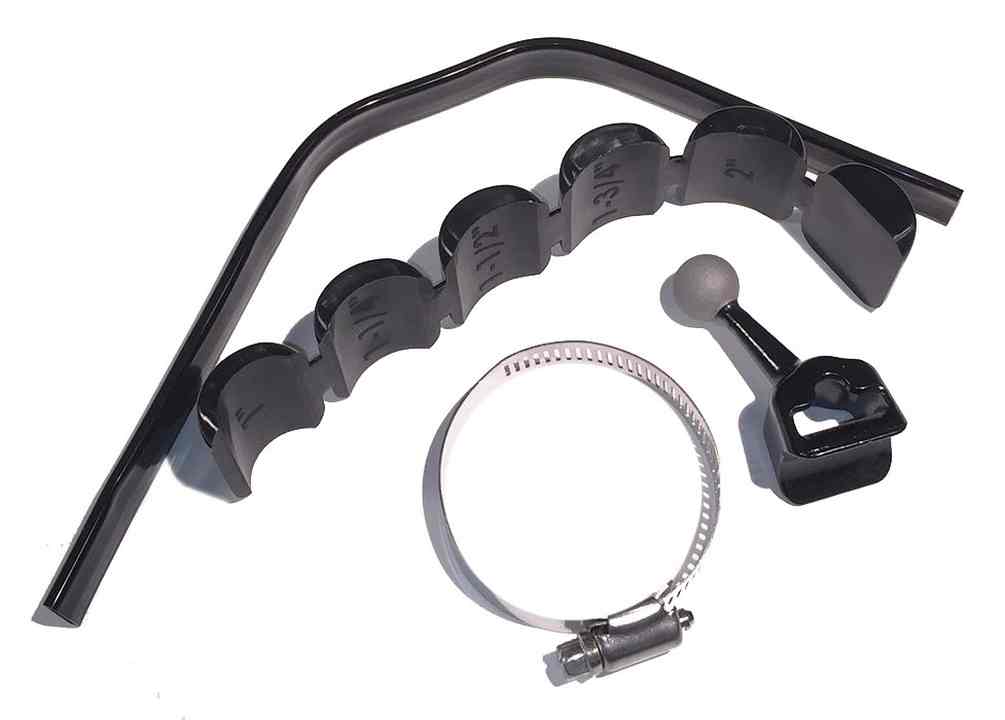 Ciro Accessory Universal Ball Mount, Fits 7/8 to 2-1/4 Tubing - Black 50126 - Wisconsin Harley-Davidson